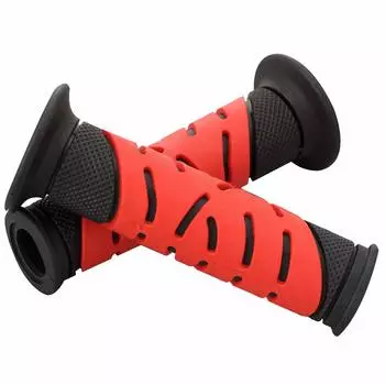 Мотоциклетная ручка Daytona PROGRIP для руля диаметром 125 мм, гелевый наконечник, проникновение 719, тип 98043 22,2, антивибрационная, черная/красная