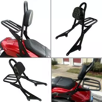 Мотоциклетная съемная спинка заднего сиденья Sissy Bar Пассажирская багажная полка для Yamaha Stryker 1300 XVS1300 XVS 1300 Все года