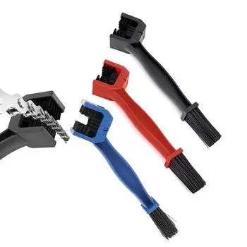 Мотоциклетная щетка для чистки цепи Пластиковая велосипедная щетка для чистки цепи для езды на велосипеде Открытый скрубберный инструмент для ухода за дорогой