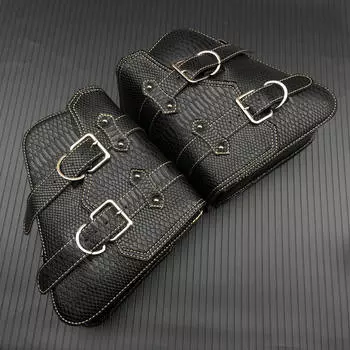 Мотоциклетная седельная сумка, новая модная сумка из искусственной крокодиловой кожи, сумка для багажа Eagle для Harley Sportster, водонепроницаемый инструмент One Pair