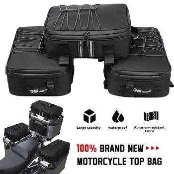 Мотоциклетная седельная сумка Tail Bag Mount Panniers Pack Top Case For BMW R750 R850 R1200GS R1250GS Adventure LC Saddlebag Tailbag