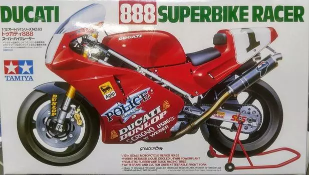 Мотоциклетная серия Tamiya Ducati 888 1/12