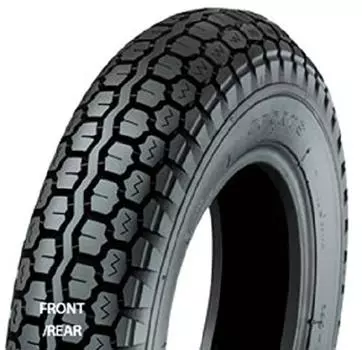 Мотоциклетная шина IRC Inoue Rubber SP для переднего и заднего колес 4PR камерного типа 322310 для двухколесного мотоцикла 4.00-8 (WT)