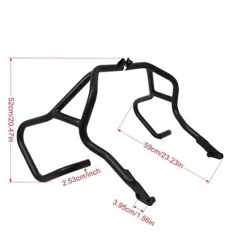 Мотоциклетная шоссейная дуга безопасности двигателя защита для трюков каркас бампера рама протектор для SUZUKI DL650 V-Storm DL 650 V Storm 2011-2025 чёрный