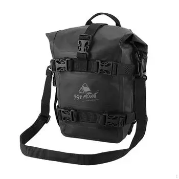 Мотоциклетная сумка-кофра облегченная универсальная задняя сидение жёлтый