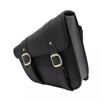 Мотоциклетная сумка на маятник, водонепроницаемый регулируемый ремень из искусственной кожи, большая вместимость, универсальная треугольная седельная сумка для мотоцикла, органайзер на поворотном рычаге Left