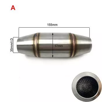 Мотоциклетная выхлопная труба для мотокросса, глушитель, расширительная камера катализатора для CRF RMZ DRZ YZF KXF CRF WRF WR YZ, выхлопная система для пит-байка A