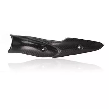 Мотоциклетная выхлопная труба из углеродного волокна, теплозащитный экран, защита для Kawasaki Z900 чёрный