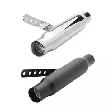 Мотоциклетная выхлопная труба Модификация Мотоциклетное оборудование Нержавеющая сталь Ретро чёрный