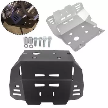 Мотоциклетная защита двигателя, защитная крышка, защитная пластина, защитная пластина для Honda CRF300L CRF250 L CRF 300 L 2020-2025 серебряный