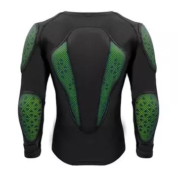 Мотоциклетная защитная рубашка с сильной защитой, дышащая, устойчивая к поту, защитная экипировка для езды XL