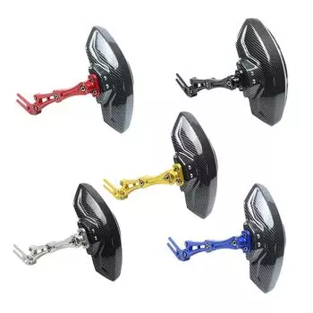 Мотоциклетное крыло заднего колеса, универсальный регулируемый удлинитель, крыло, электрическое заднее крыло велосипеда, алюминиевый сплав чёрный