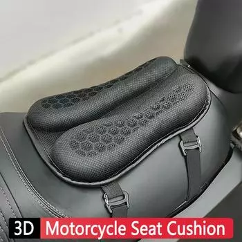 Мотоциклетное седло, дышащая накладка на заднее сиденье мотоцикла, удобная амортизирующая накладка на мотоцикл, аксессуары для летней езды на велосипеде