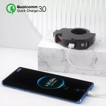 Мотоциклетное зарядное устройство для автомобиля, водонепроницаемый USB-адаптер 12 В-24 В, телефон, двойной порт USB, мотоаксессуар