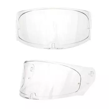 Мотоциклетные анти-УФ-защитные линзы для шлемов, модный козырек, ветрозащитная линза, замена линз для LS2 серебряный