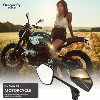Мотоциклетные аксессуары CNC вид сзади для BMW R1250GS R1200GS Зеркала Moto Side Mirrors R 1250GS Adventure 1200GS Вид Зеркало чёрный