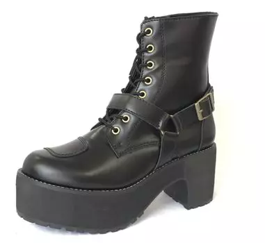Мотоциклетные ботинки Falcon Super Thick Sole OD50 Black [Wild Wing] 22.5 см чёрный