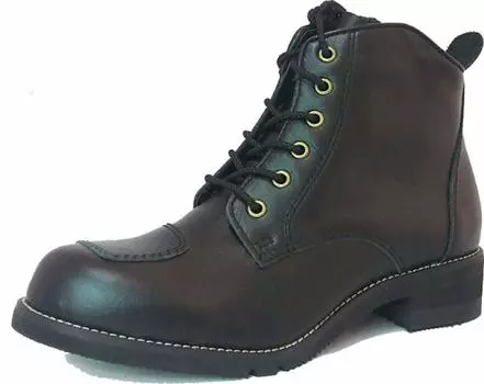 Мотоциклетные ботинки WILDWING Swallow Black 28 см из натуральной кожи, стильные, идеально подходят для прогулок по городу, рекомендуются для новичков чёрный