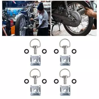 Мотоциклетные быстросъемные гоночные крепления 1/4 оборота 14 мм 19 мм D-образное кольцо гоночный обтекатель крепежные болты винты 19