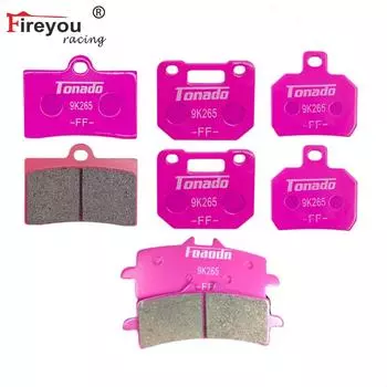 Мотоциклетные колодки для радиального крепления 82 мм/84 мм/40 мм, комплект тормозных колодок Moto RPM, запасные части для мопедов и скутеров HF