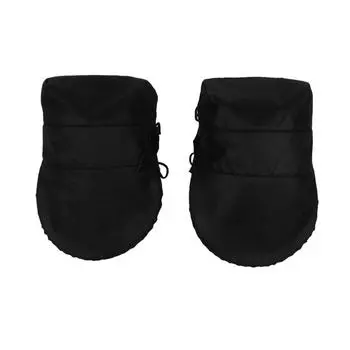 Мотоциклетные муфты на руль, перчатки, стереоскопическая поддержка, водонепроницаемые, ветрозащитные, защита от солнца, чехол для рук для мотоцикла, скутера, аксессуары для езды в любую погоду One Size чёрный