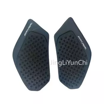 Мотоциклетные накладки на бак, наклейка, боковая наклейка, газовая наколенница, протектор, тяговая накладка для Honda CBR600RR F5 2003-2006 2004 2005 CBR600 RR чёрный