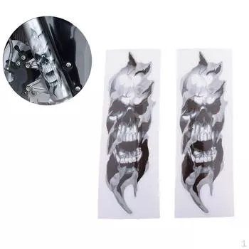 Мотоциклетные наклейки на переднюю вилку с черепом, графические наклейки для Shadow VTX 1, как описано