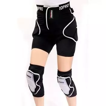 Мотоциклетные наколенники с силиконовой губкой против падения для мужчин и женщин, лыжи/ролики/коньки для футбола, защитное снаряжение S чёрный
