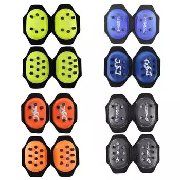 Мотоциклетные наколенники Slider Grinding Knee Bag Protector с кнопкой 10/20 12 for fire point синий