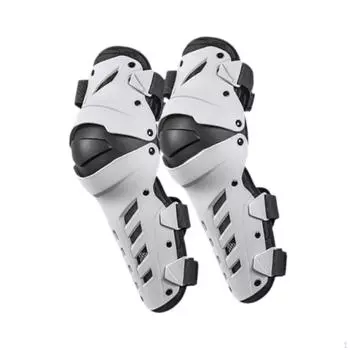 Мотоциклетные наколенники защитные для мужчин, ветрозащитные защитные устройства для предотвращения столкновений мотокросс белый