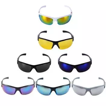 Мотоциклетные очки для верховой езды, солнцезащитные очки, аксессуар для мужчин и женщин, велосипедные вождения, охота, рыбалка, стрельба чёрный/серый