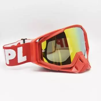 Мотоциклетные очки, очки для мотокросса, солнцезащитные очки для бездорожья для мужчин, маска для MTB, квадроцикла, ветрозащитные защитные очки для велоспорта и гонок aero синий