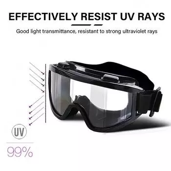 Мотоциклетные очки, очки для мужчин и женщин, защита глаз, внедорожные велосипедные защитные очки, защита от пыли, мото пылезащитные очки прозрачный