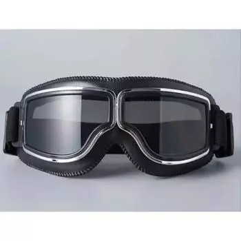 Мотоциклетные очки, ветрозащитные очки для мотоциклетного шлема, солнцезащитные очки, ретро, универсальные складные кожаные аксессуары для мотоциклов в стиле ретро