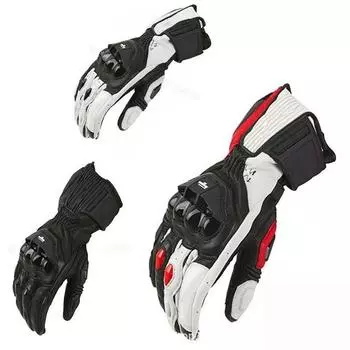 Мотоциклетные перчатки Afs6 Afs10 Afs18 Security Windproof Motocross Mittens Screen Мужские кожаные перчатки для мотоциклистов L чёрный