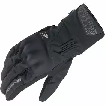 Мотоциклетные перчатки AIRGEL Winter Gloves Black L 1275 For Cold CE Stretch Carbon [Komine] GK-830 Весна, Осень, Зима, Водонепроницаемые, Защита, чёрный