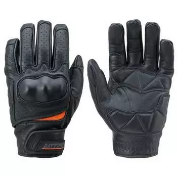 Мотоциклетные перчатки Daytona весна/лето/осень натуральная кожа (Козья кожа) Перчатки из козьей кожи Hard Protector Punching Mesh Protector, черные, размер M 7696