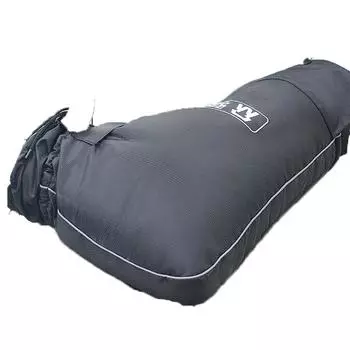 Мотоциклетные перчатки для езды на руле, водонепроницаемые, меховые, зимние, теплые, с накладками на руль чёрный