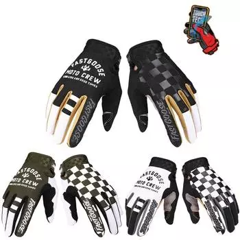 Мотоциклетные перчатки для мотокросса Dirtbike для мужчин, перчатки с сенсорным экраном, перчатки для верховой езды S чёрный