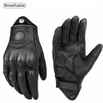 Мотоциклетные перчатки для мужчин и женщин, кожаные велосипедные зимние перчатки для мотоцикла, мотокросса, ATV Motor M