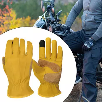 Мотоциклетные перчатки для мужчин, противоскользящие, профессиональные, для вождения на открытом воздухе, для езды на велосипеде M