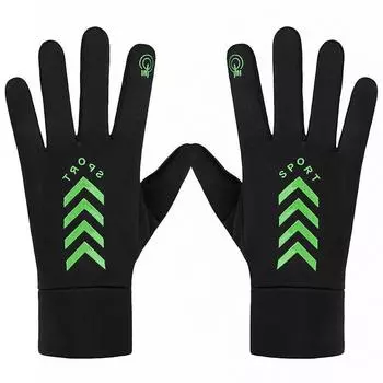 Мотоциклетные перчатки для мужчин с плюшевой изоляцией, зимние перчатки с пятью пальцами, противоскользящие перчатки для езды на мотоцикле M синий