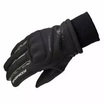 Мотоциклетные перчатки KOMINE WP Protect Winter Gloves Kitora Camo M 1080 Водонепроницаемая защита для - Черный/Цифровой GK-816 Весна/Осень/Зима