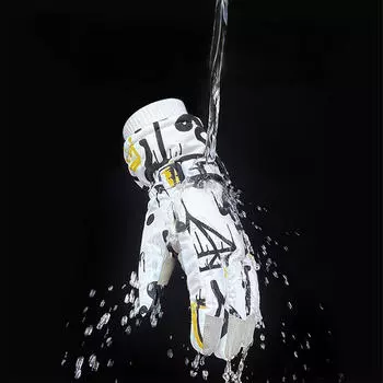 Мотоциклетные перчатки Лыжные термальные мужские удобные легкие варежки с сенсорным экраном зимние Blue Green