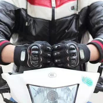 Мотоциклетные перчатки ветрозащитные водонепроницаемые Guantes Moto мужские перчатки для езды на мотоцикле сенсорный экран мото перчатки для мотокросса зимние M чёрный