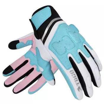 Мотоциклетные перчатки женские и мужские мотоциклетные перчатки с сенсорным экраном для езды на квадроциклах MTB M синий