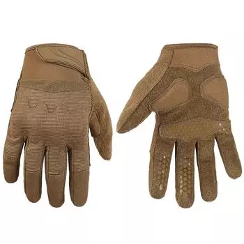 Мотоциклетные противоскользящие износостойкие перчатки для альпинизма, защиты от падений, с пятью пальцами, сенсорным экраном, износостойкие, боевые перчатки для военных фанатов M
