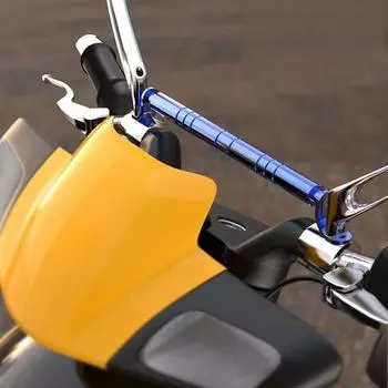 Мотоциклетные регулируемые рули балансировочные брусья расширительный кронштейн арматурная перекладина для электромобиля зеркало заднего вида чёрный