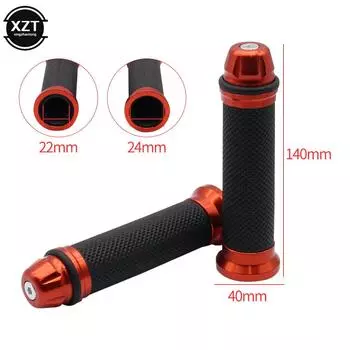 Мотоциклетные ручки ручные резиновые педали байкерские ручки для руля скутера модифицированный руль поворот дроссельной заслонки Grip Settle Handle Grips синий