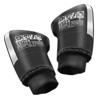 Мотоциклетные рули, водонепроницаемые перчатки для руля, перчатки для снегоходов, зимние термозащитные перчатки для электровелосипедов, мотоциклов чёрный